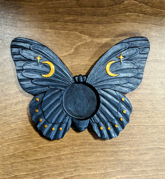 Black Butterfly Tealight Holder