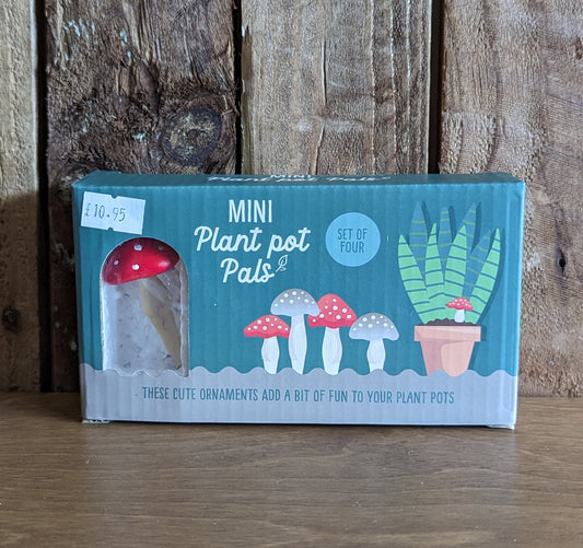 Mushroom Pot Pals set of 4